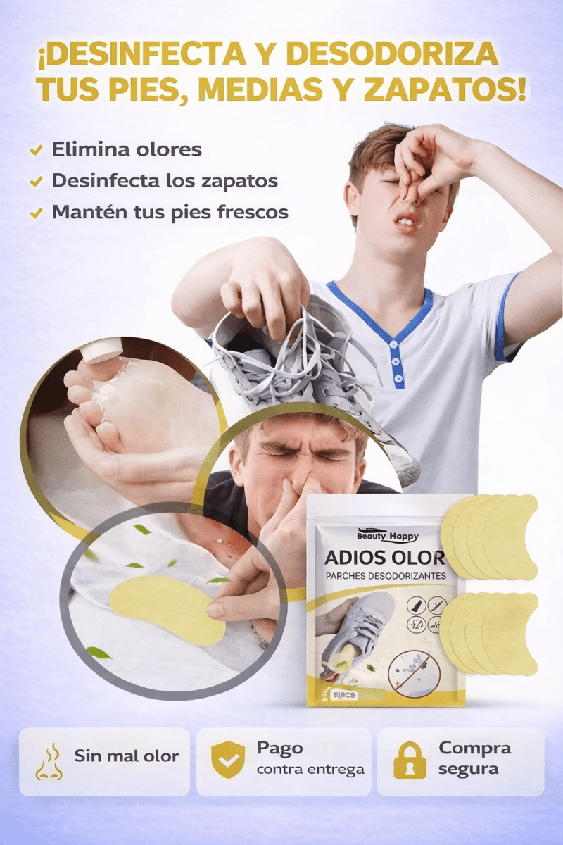 PARCHE CALZADO MAL OLOR