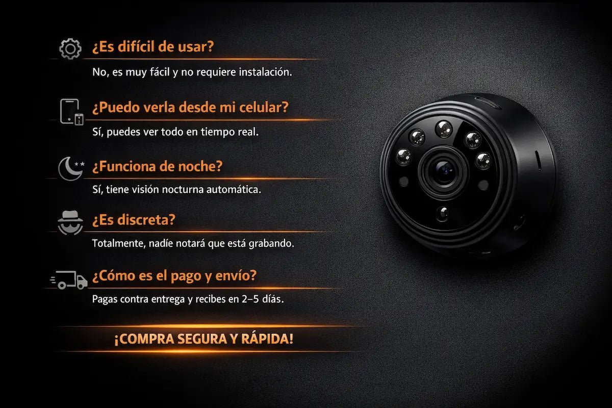 PROMO 2X1 minicamara espia Secretcam™ Pro