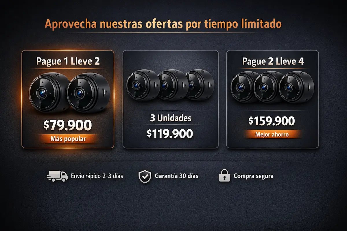 PROMO 2X1 minicamara espia Secretcam™ Pro