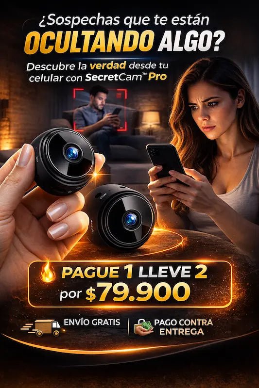 PROMO 2X1 minicamara espia Secretcam™ Pro